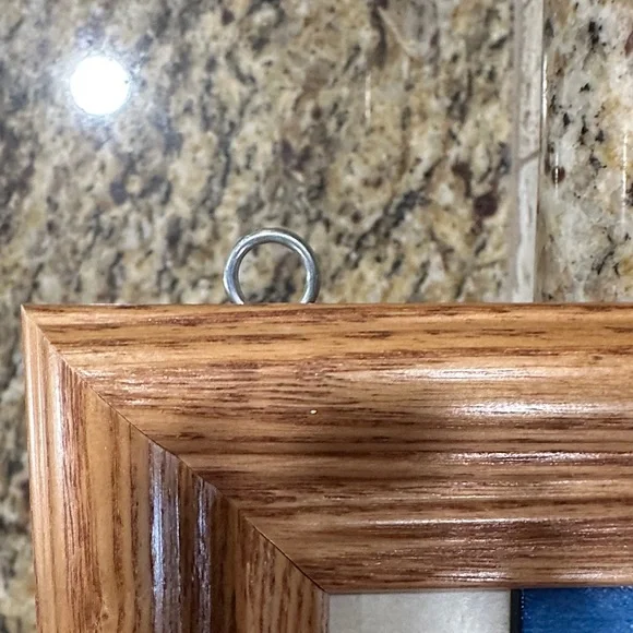 Stained Glass Moose Art with Wooden Frame - Picture 5 of 6